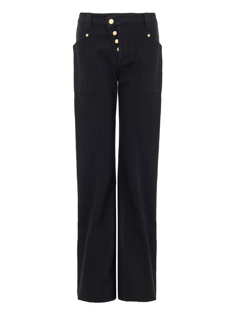 Tom Ford Black Stretch Denim Flared Jeans