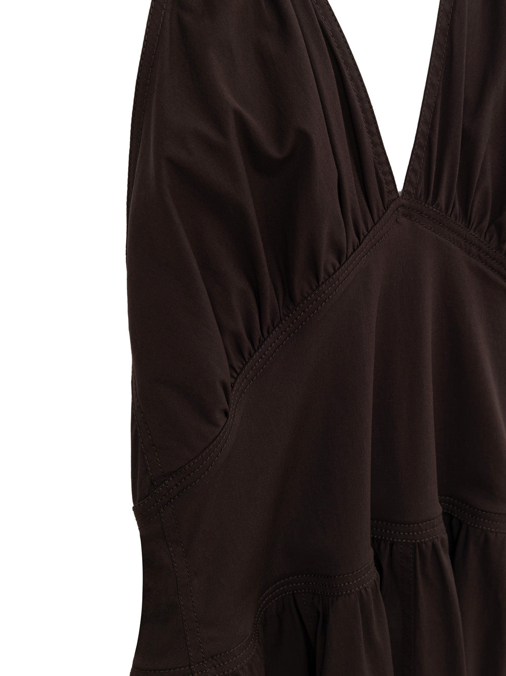Bottega Veneta Cotton Strapless Wide Dress.
