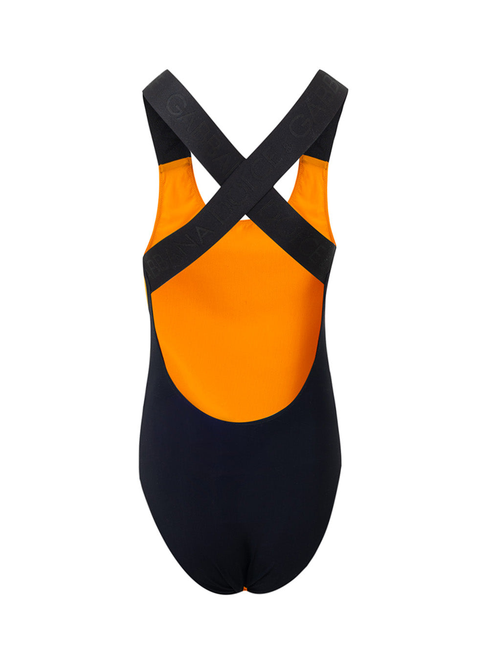 Dolce & Gabbana Orange Olympic One-Piece Swimsuit – Siebentaschen