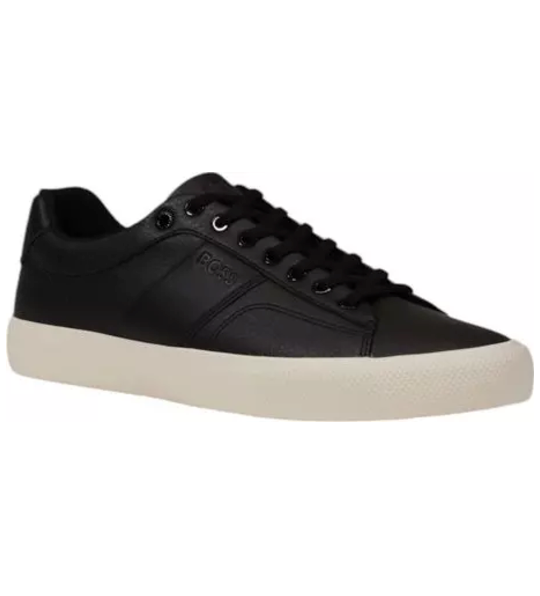 Hugo Boss Schwarzer Leder-Sneaker