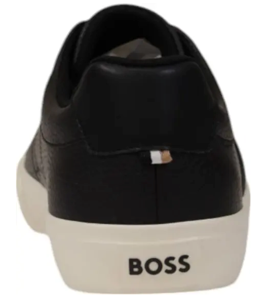Hugo Boss Schwarzer Leder-Sneaker