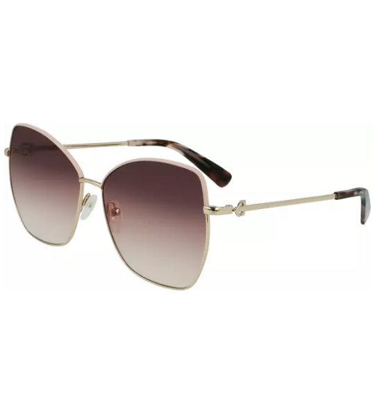 Longchamp Sonnenbrille aus rosa Metall