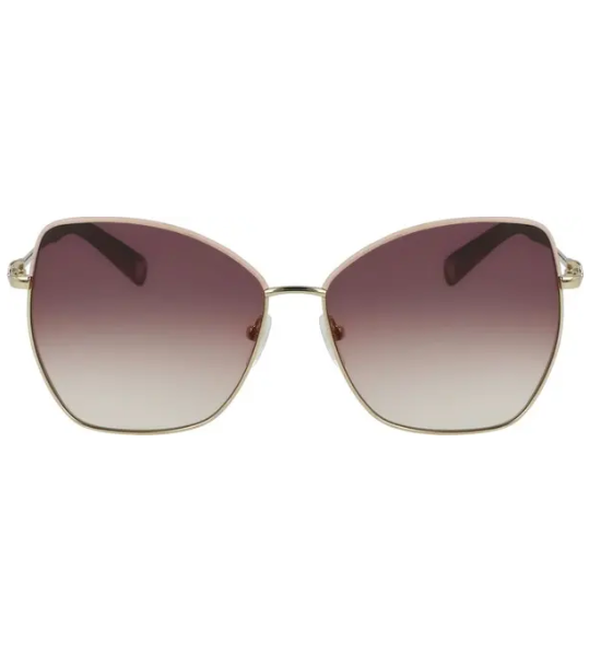 Longchamp Sonnenbrille aus rosa Metall