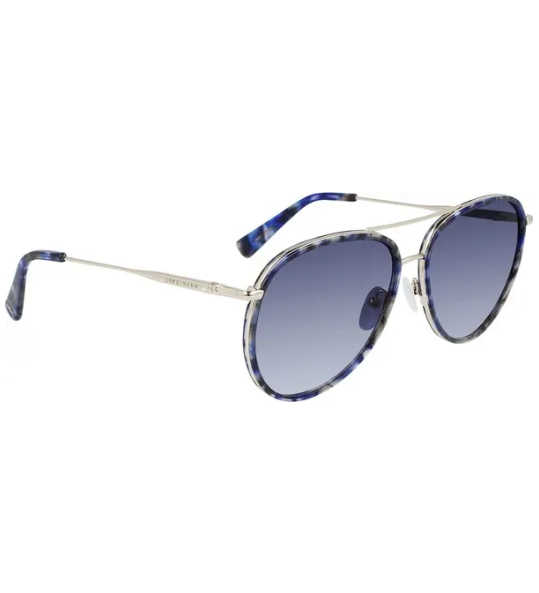 Longchamp Sonnenbrille aus goldenem Metall