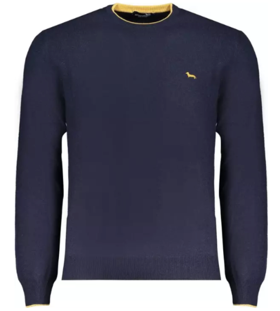 Harmont &amp; Blaine blauer Wollpullover für Herren