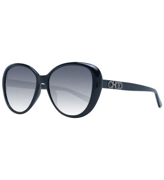 Jimmy Choo Damen Sonnenbrille mit Logo Schwarz