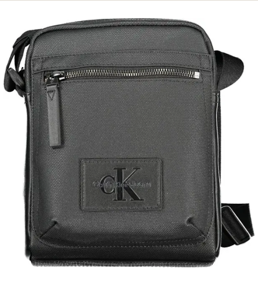 Calvin Klein – Schwarze Umhängetasche aus Polyethylen