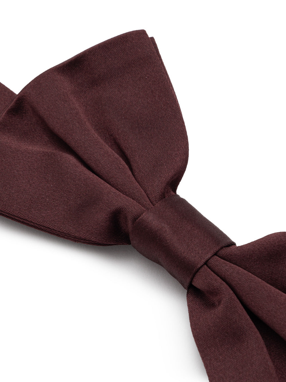 Dolce & Gabbana burgundy silk bow tie