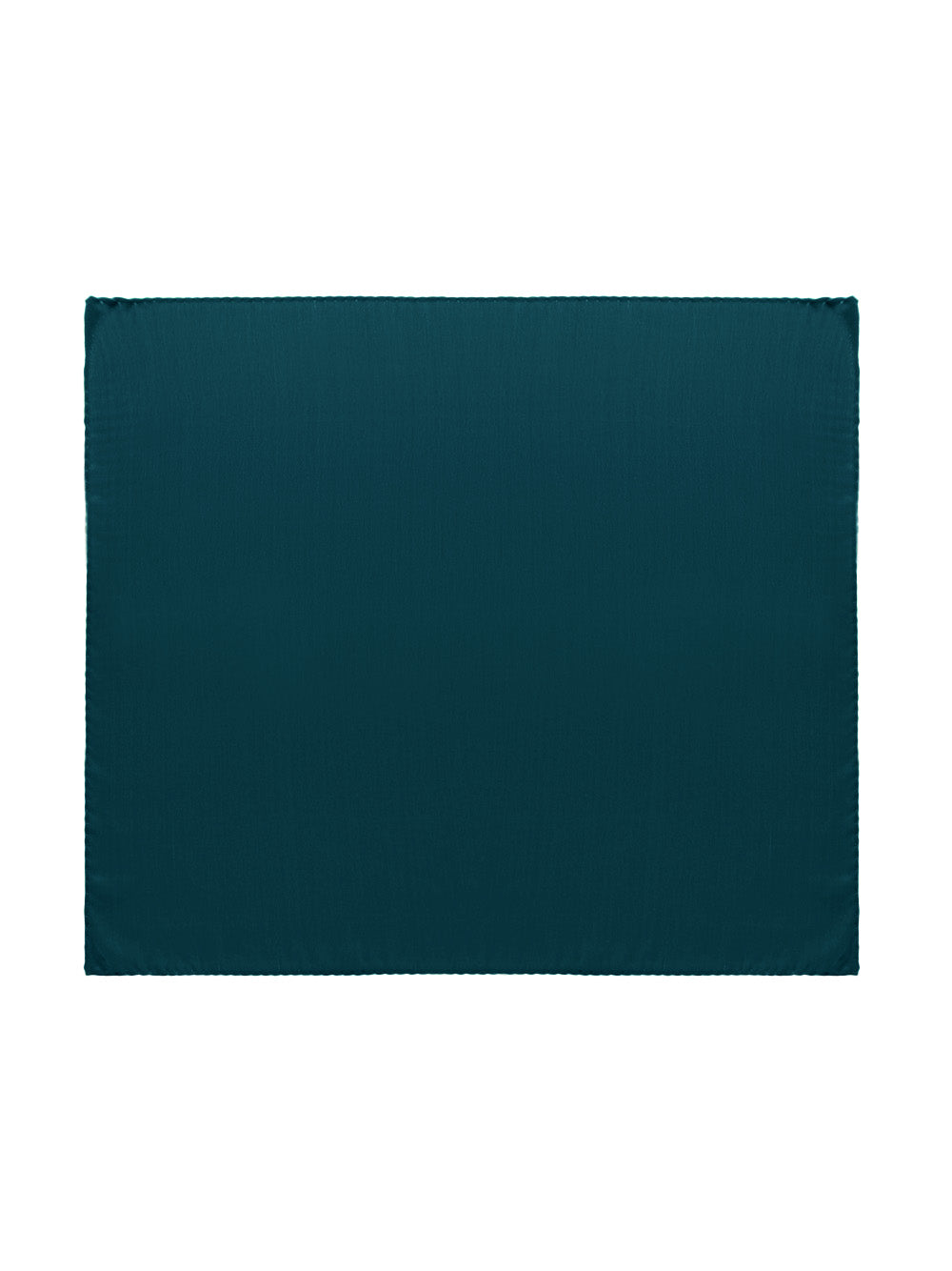 Dolce & Gabbana Teal Silk Pocket Square – 32x32cm Verde petrolio – Siebentaschen