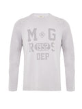 Gran Sasso Long-Sleeved Gray Cotton Sweater