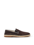 Dolce & Gabbana Brown Perforated Suede Slipper