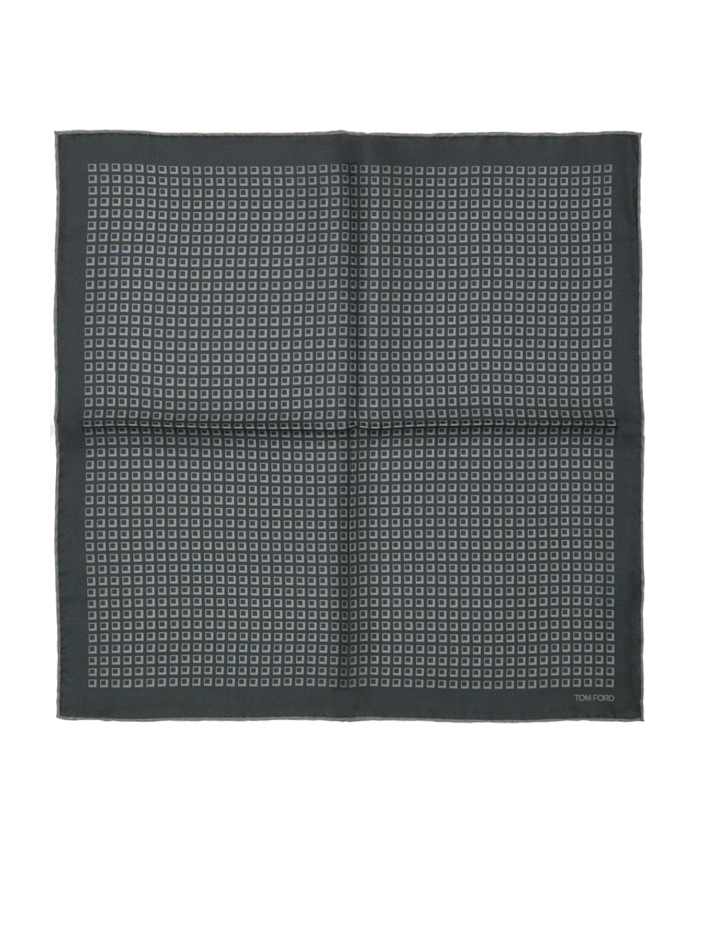 Tom Ford Green Silk Pocket Square