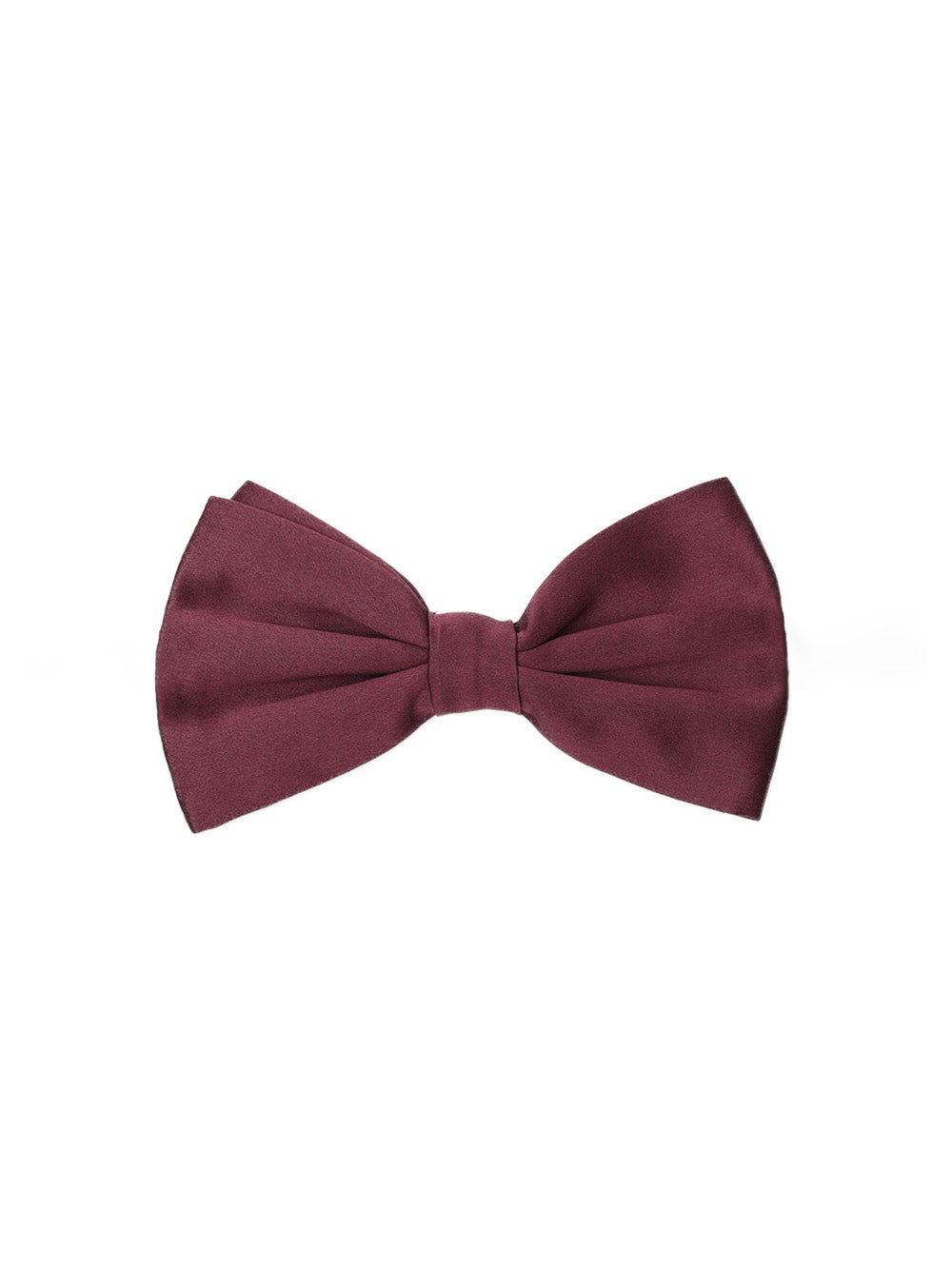 Dolce & Gabbana Burgundy Silk Bow Tie
