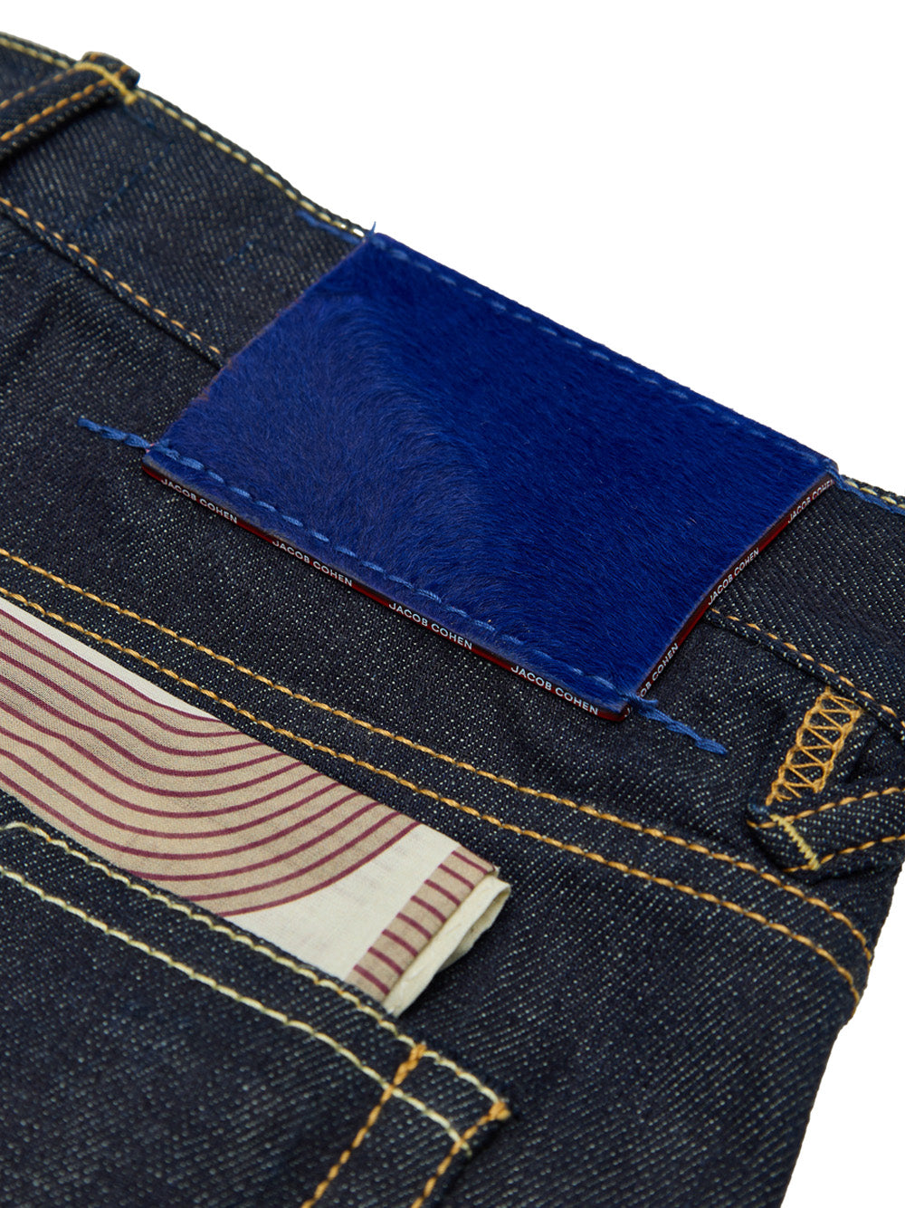 Jacob Cohen Icio Tapered Straight Jeans in Dark Blue