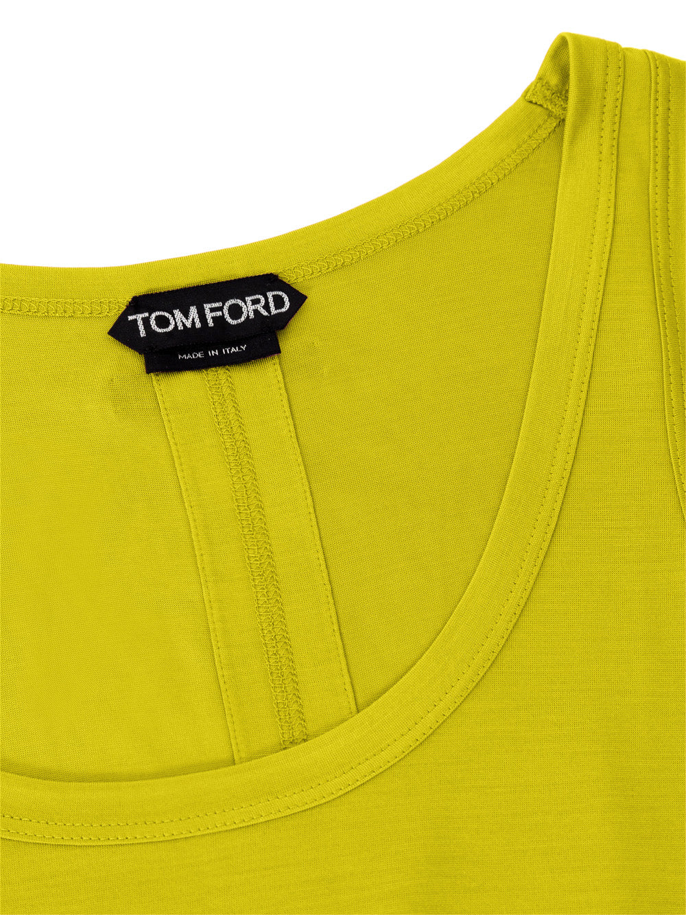 Tom Ford Yellow Silk Sleeveless Top – Relaxed Fit, Women – Siebentaschen