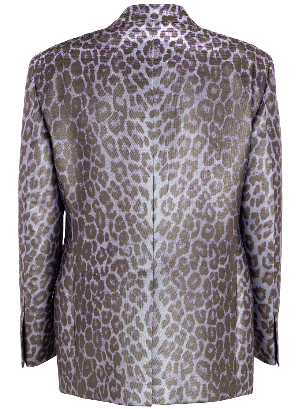 Tom Ford Men's Purple Leopard Print Single-Breasted Jacket – Siebentaschen