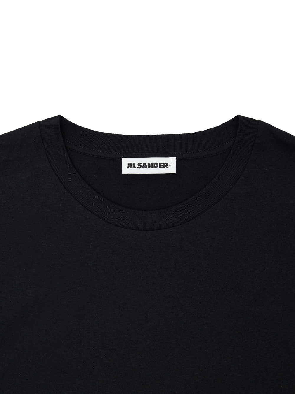 Jil Sander Black Long-Sleeve T-Shirt with Tone Embroidered Logo – Siebentaschen