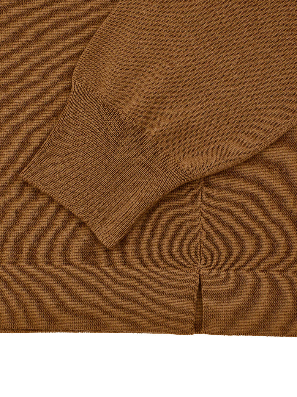 Gran Sasso Brown Fine Wool Crewneck Sweater