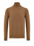 Brown Gran Sasso Wool Turtleneck Sweater