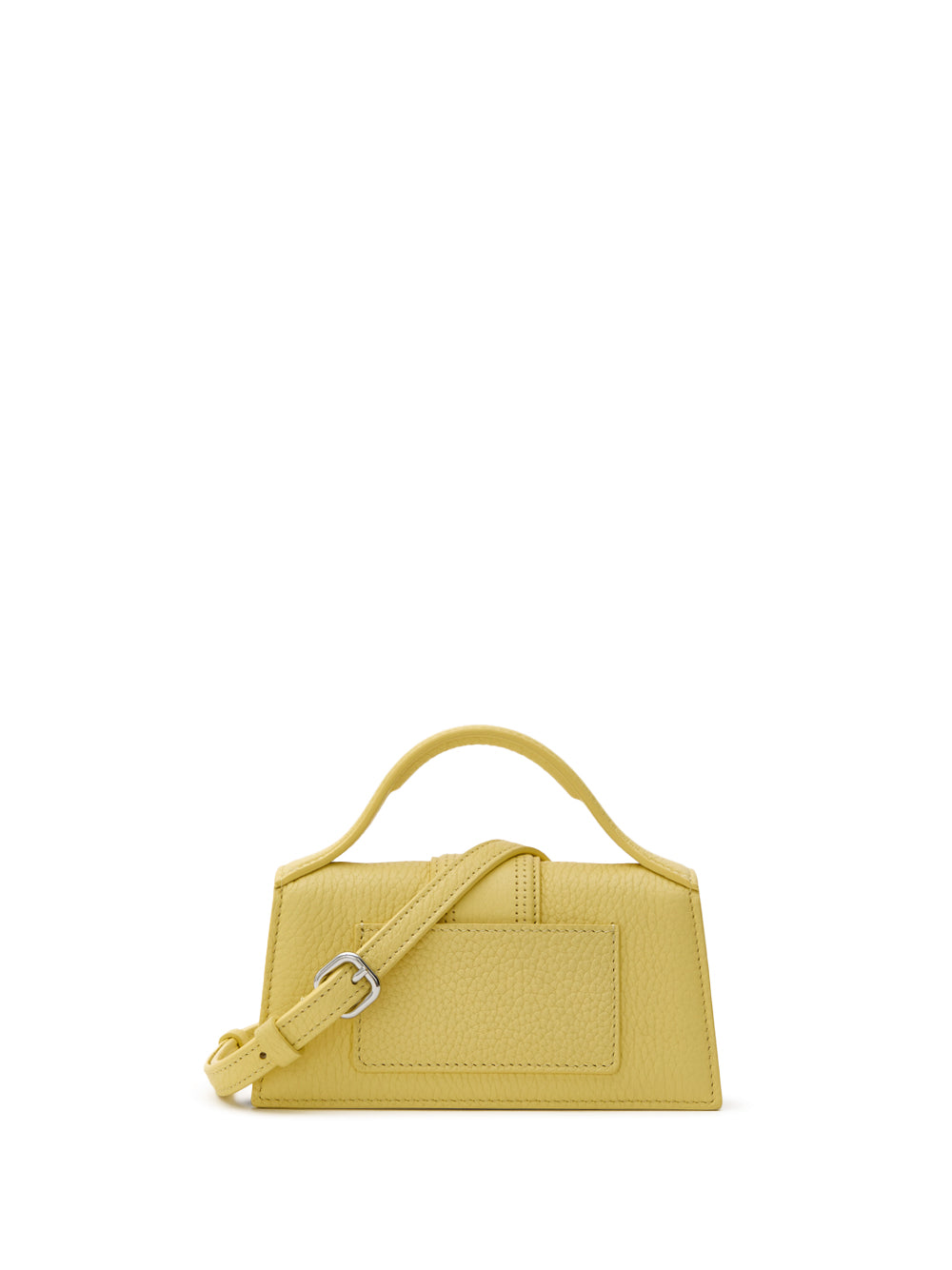 Jacquemus Yellow Hammered Leather Le Mini Bambino Bag