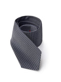 Jil Sander Grey and Navy Blue Tie 7cm
