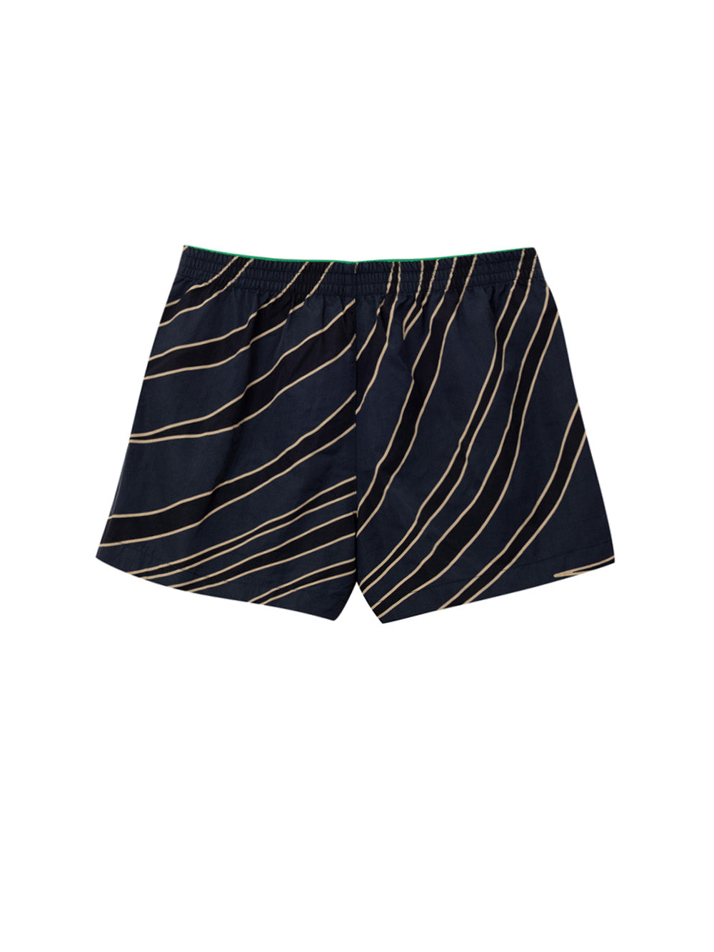 Bottega Veneta Animal Print Swim Shorts with Metal Button – Men Blu notte – Siebentaschen
