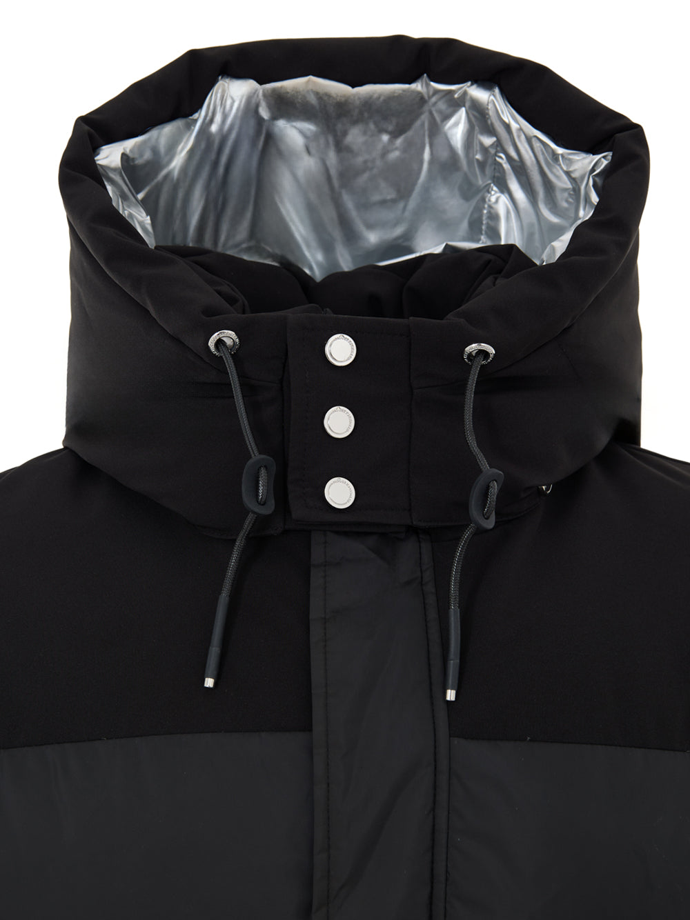 Moose Knuckles Black Hooded Padded Jacket