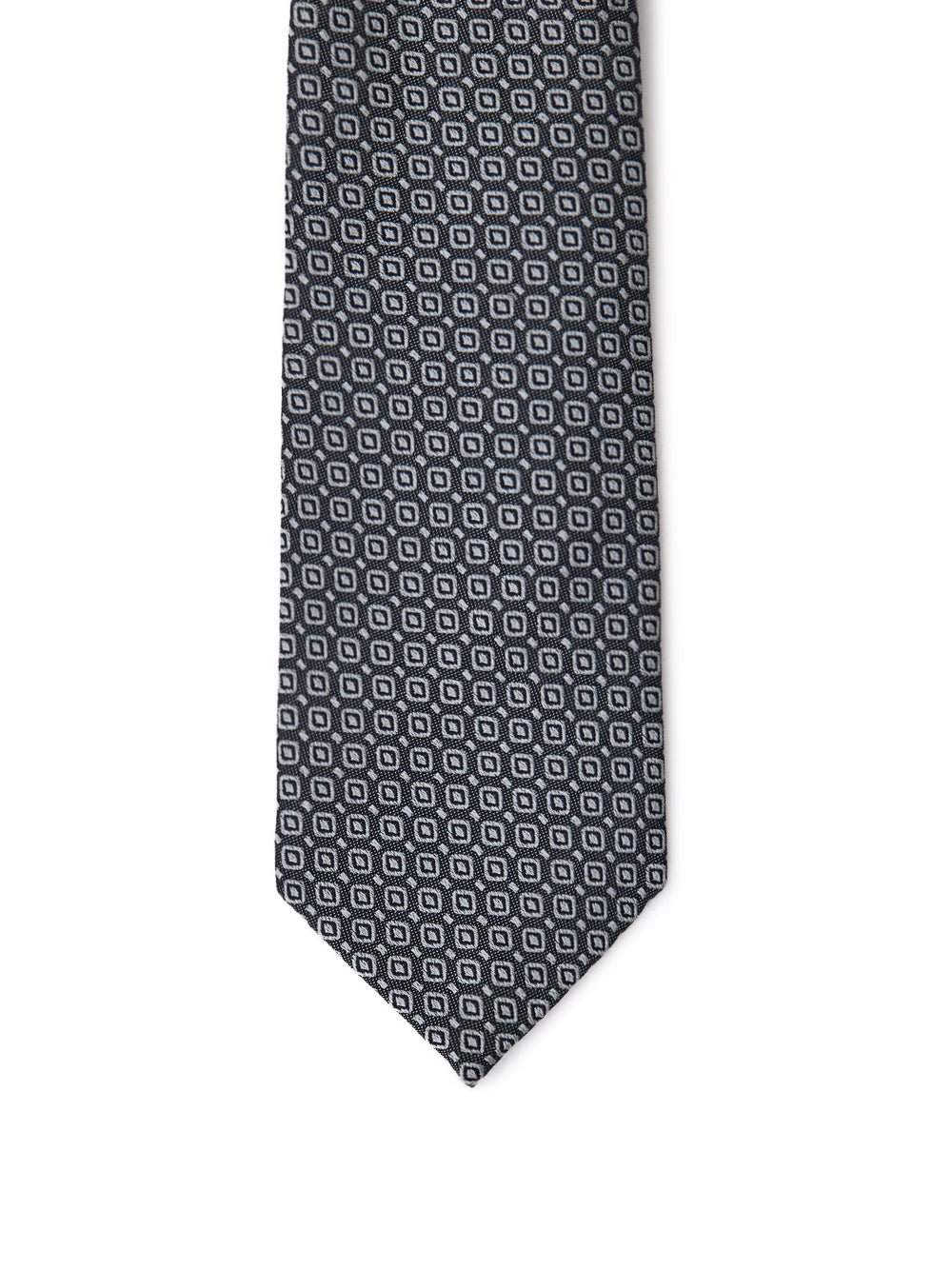 Jil Sander Dark Grey Silk 7cm Tie
