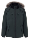 Moose Knuckles Green Technical Fabric Padded Jacket