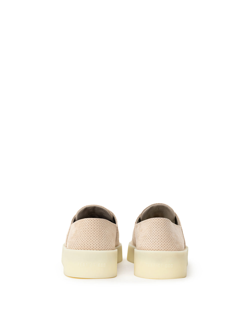 Fear of God Beige Perforated Suede Low-Top Sneakers – Siebentaschen
