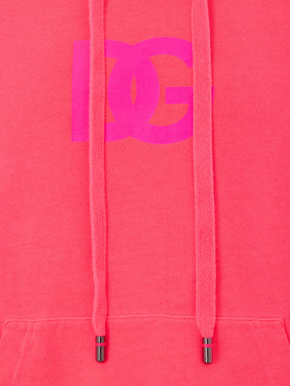 Pink Hoodie with Dolce & Gabbana DG Logo