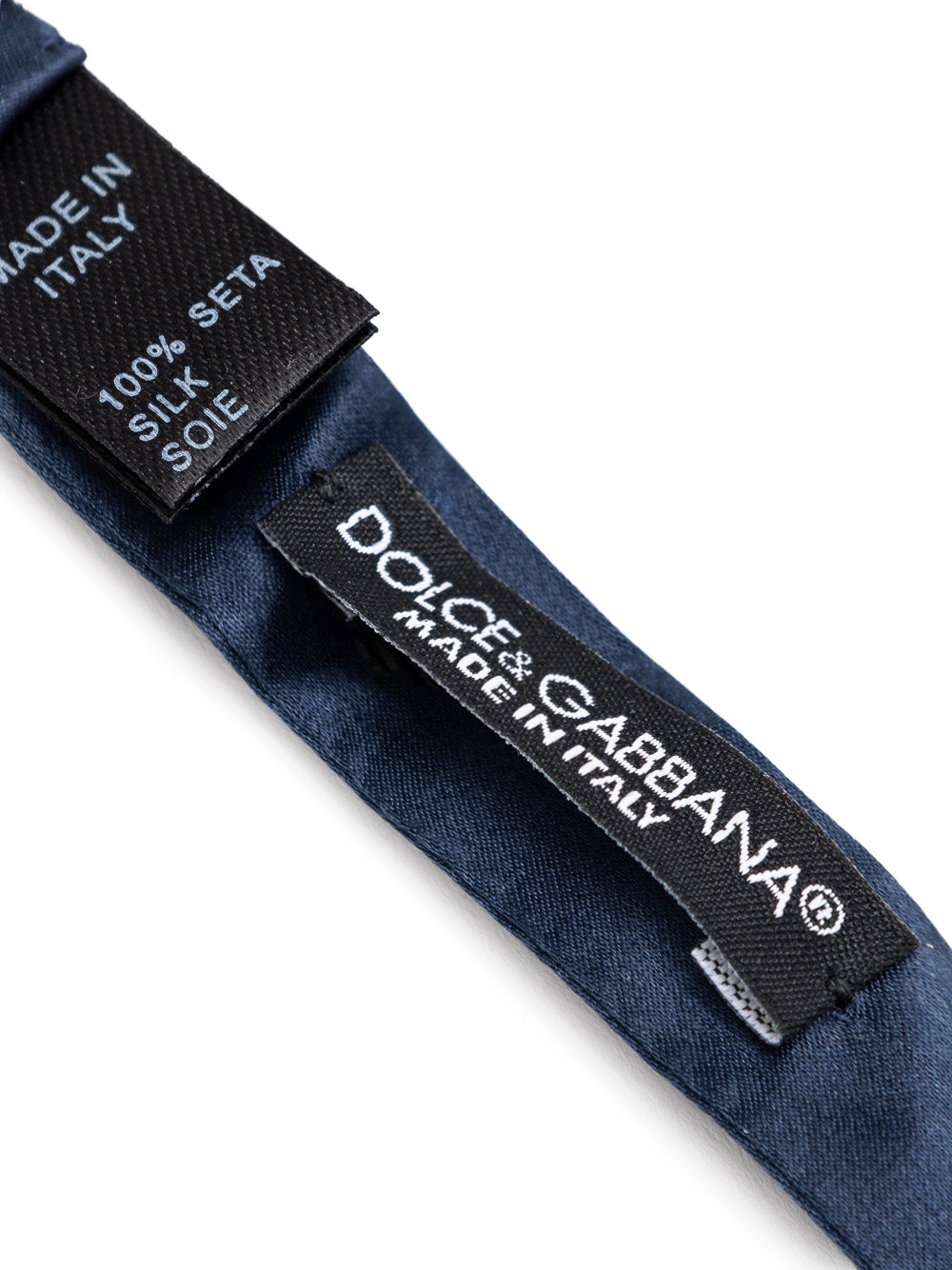 Dolce & Gabbana Blue Silk Bow Tie – 6.5cm – Siebentaschen