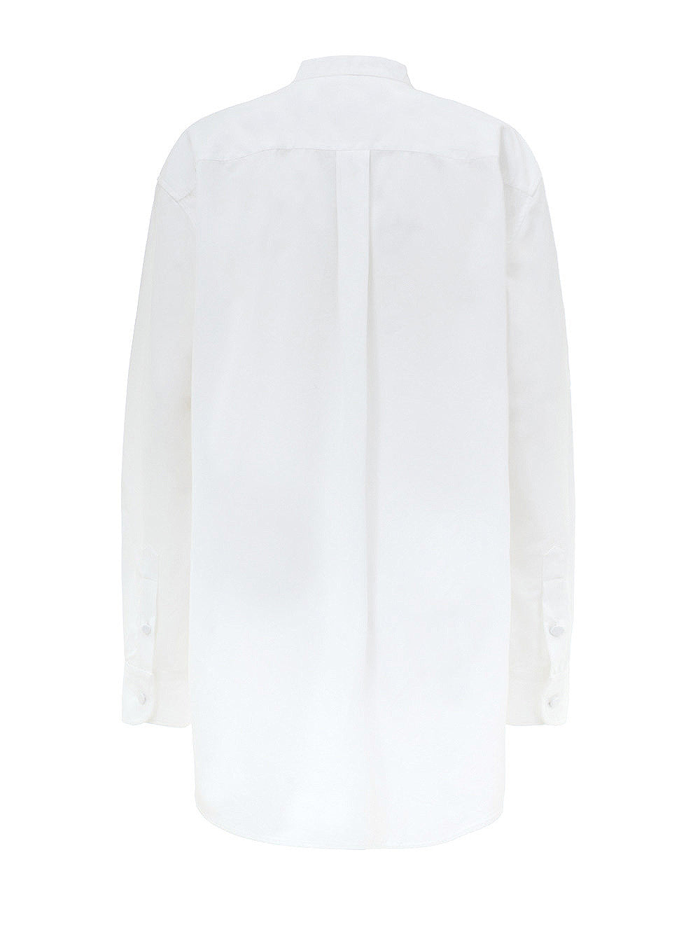 Gucci White Cotton Poplin Blouse with Crystal Embellishments – Siebentaschen