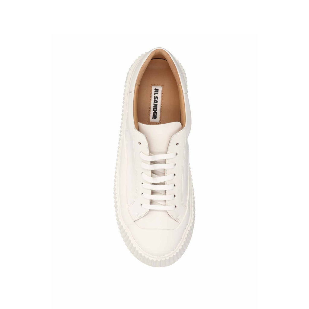 Jil Sander Maxi Sole Leather Sneakers