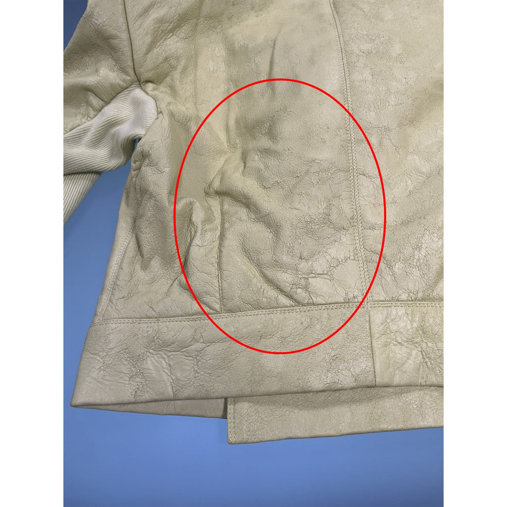 Rick Owen Leather Jacket - WOMEN CLOTHING - RICK OWENS - Tluxy New