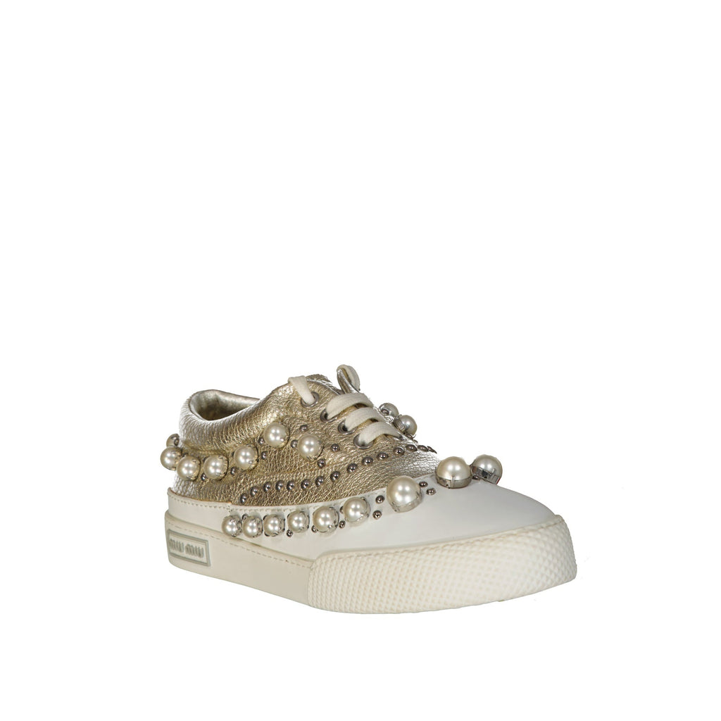 Miu Miu Embellished Sneakers