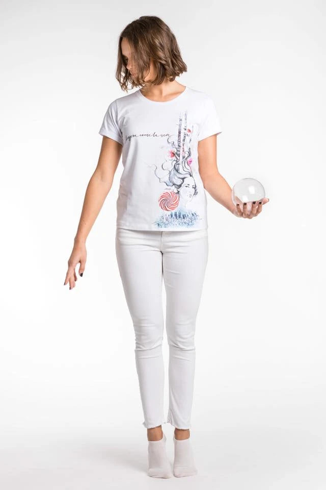 A.Tratti T-shirt & Top White Woman