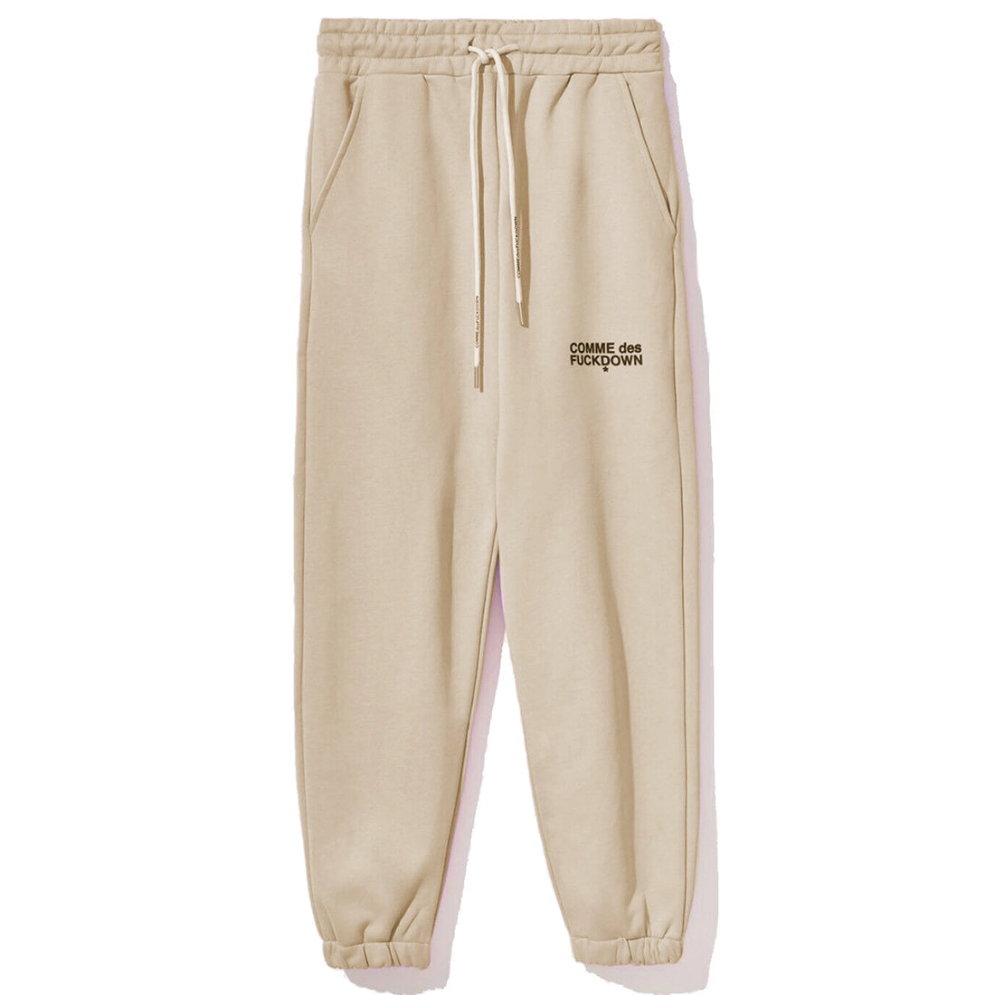 Comme Des Fuckdown Trousers Beige Woman