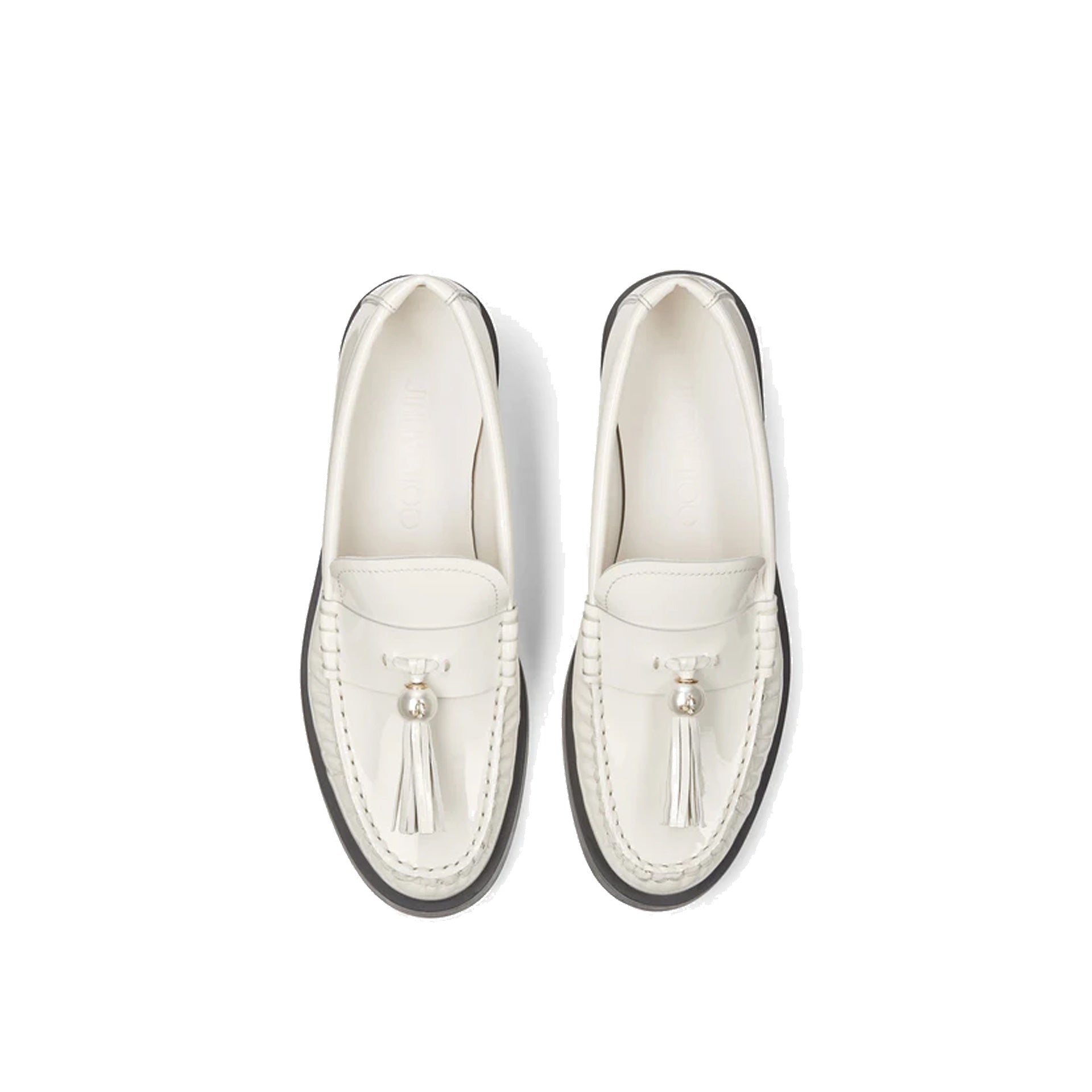 Jimmy Choo Addie Pearl Leather Loafers