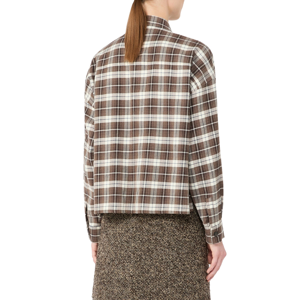 Max Mara Weekend Plaid Flannel Shirt