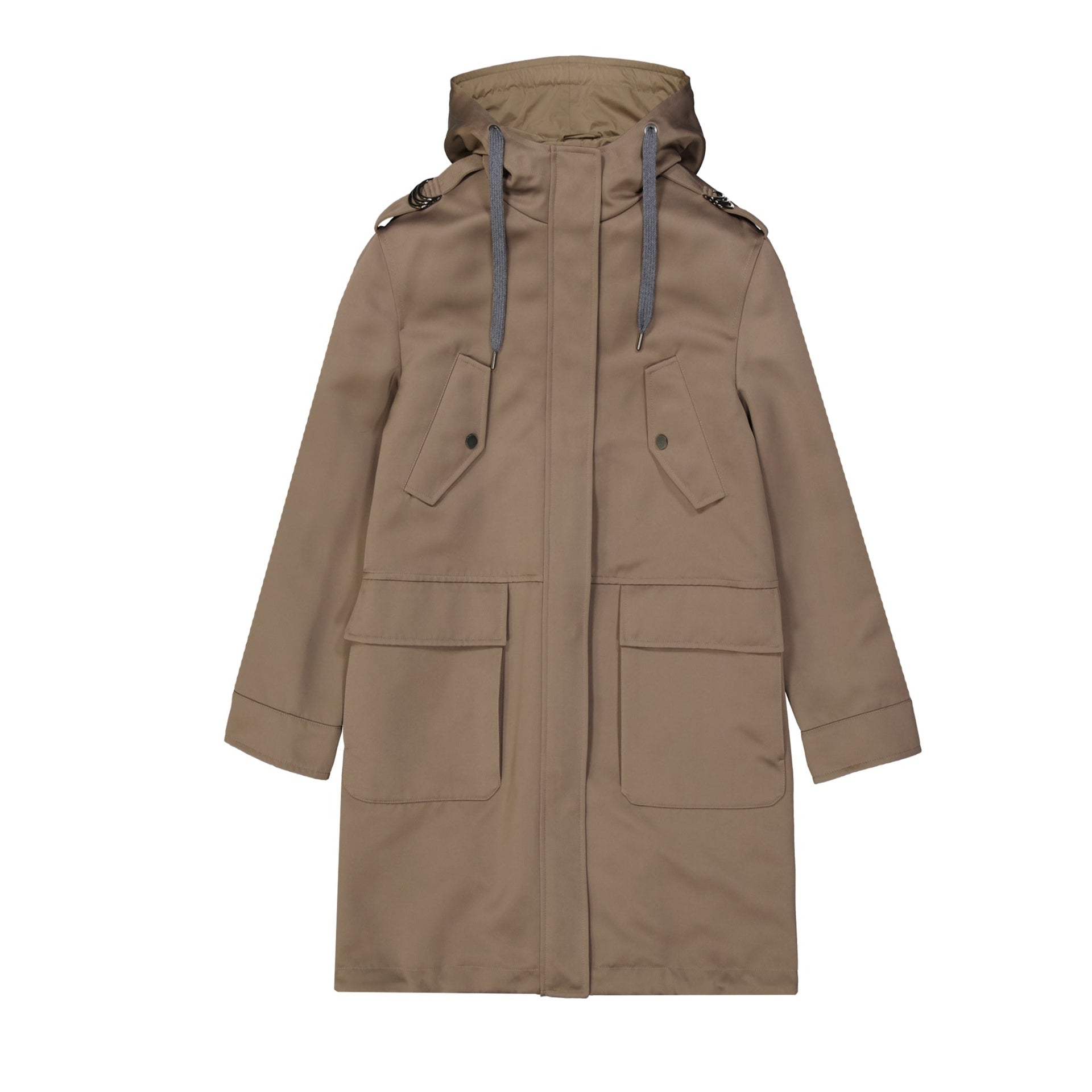 Brunello Cucinelli Blend Cotton Parka