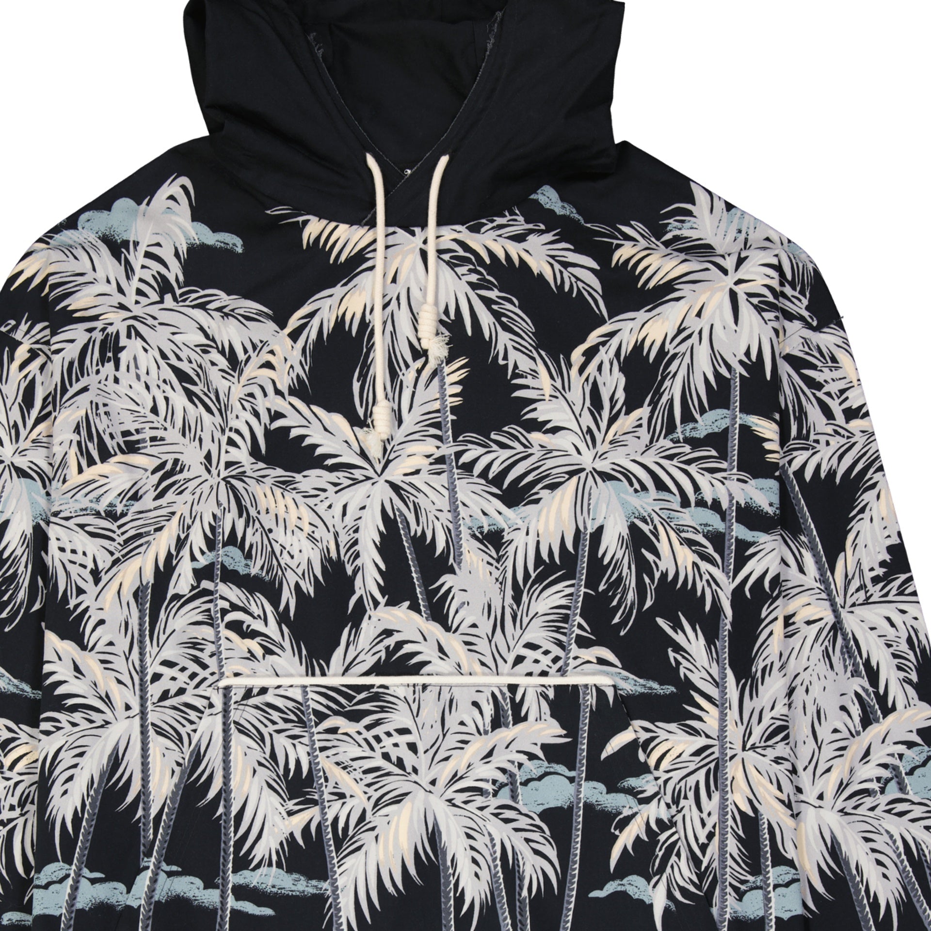 Palm Angels Hooded Printed Shirt – Siebentaschen