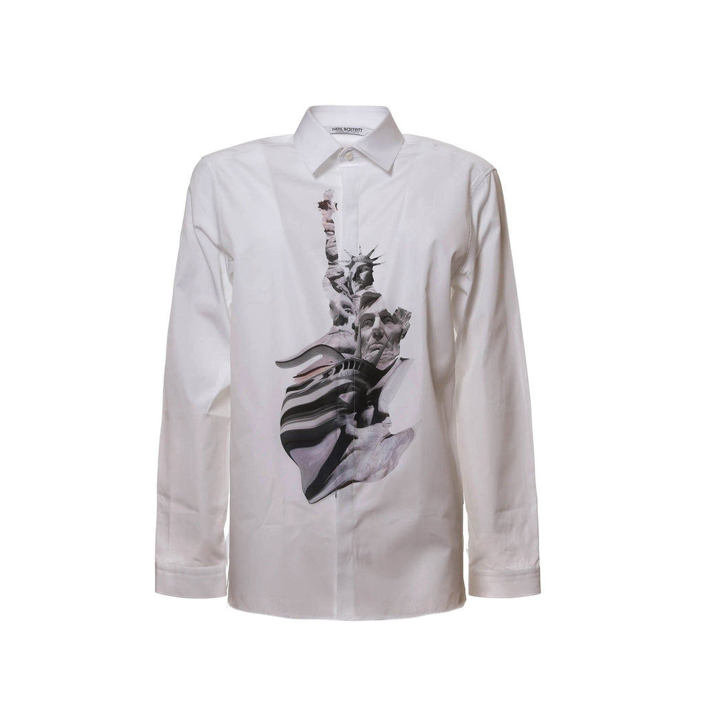 Neil Barrett State Of Liberty Cotton Shirt – Siebentaschen