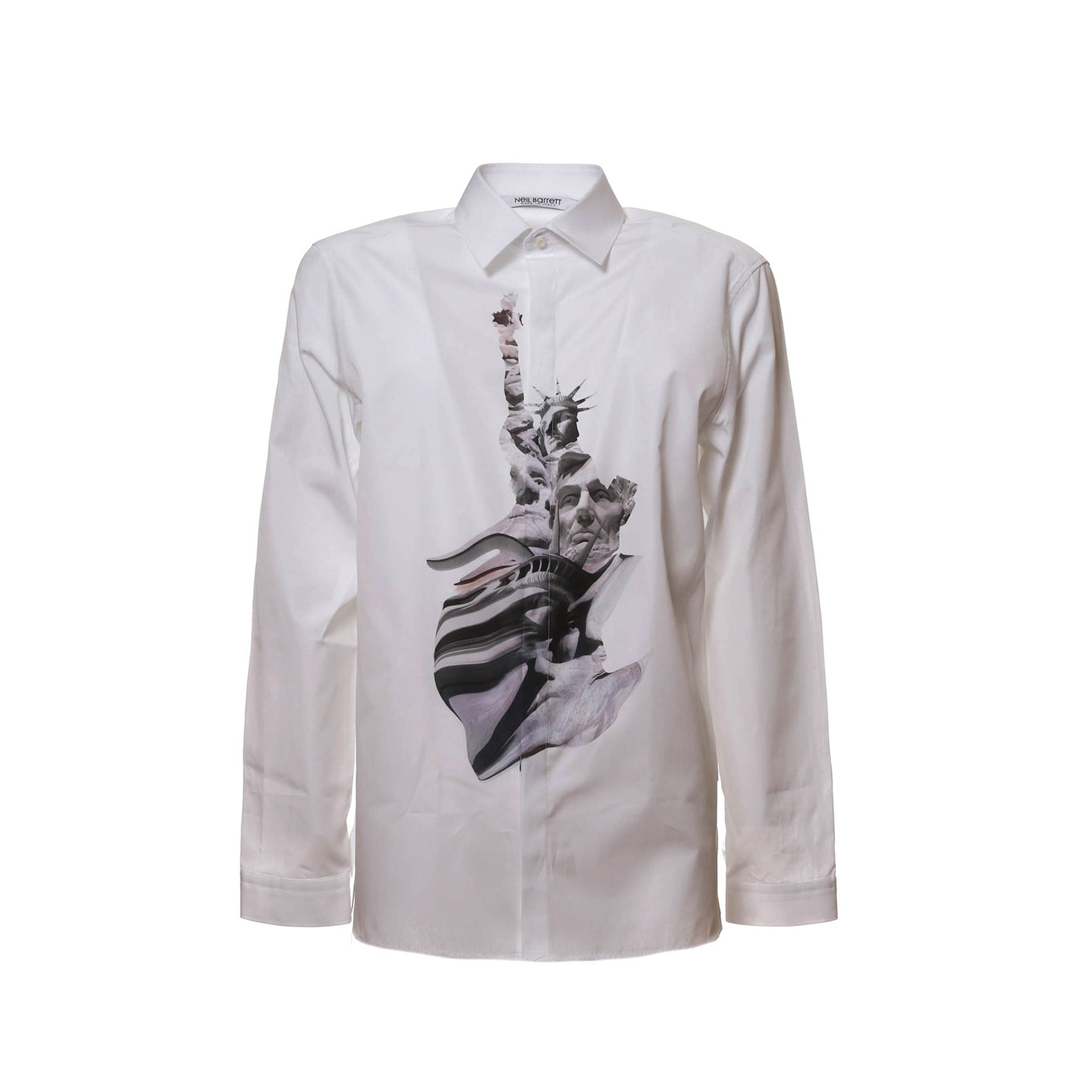 Neil Barrett State Of Liberty Cotton Shirt – Siebentaschen