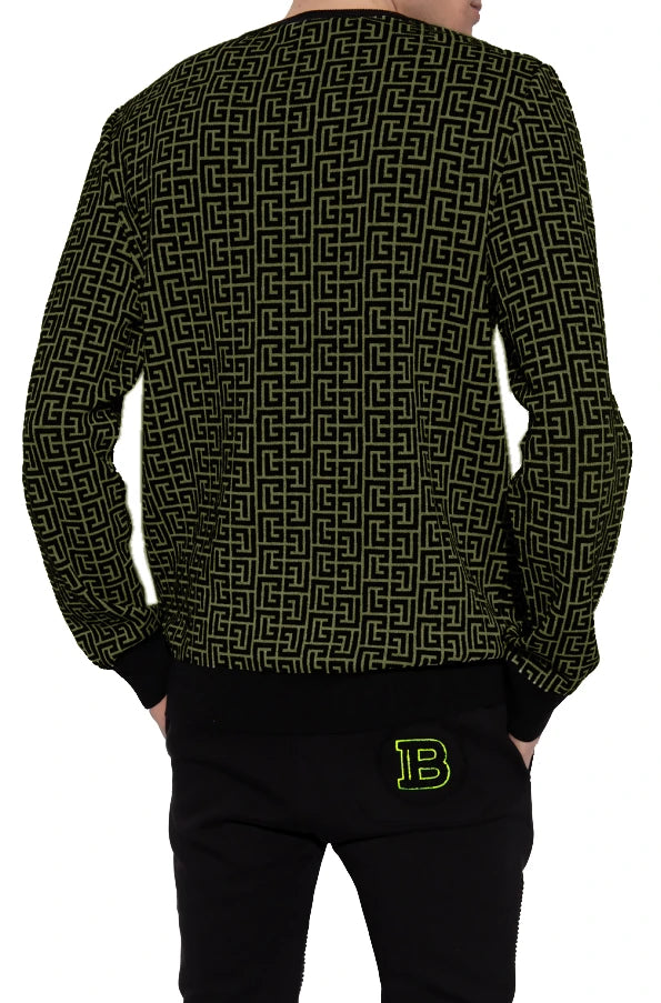 Balmain Sweaters Green Man