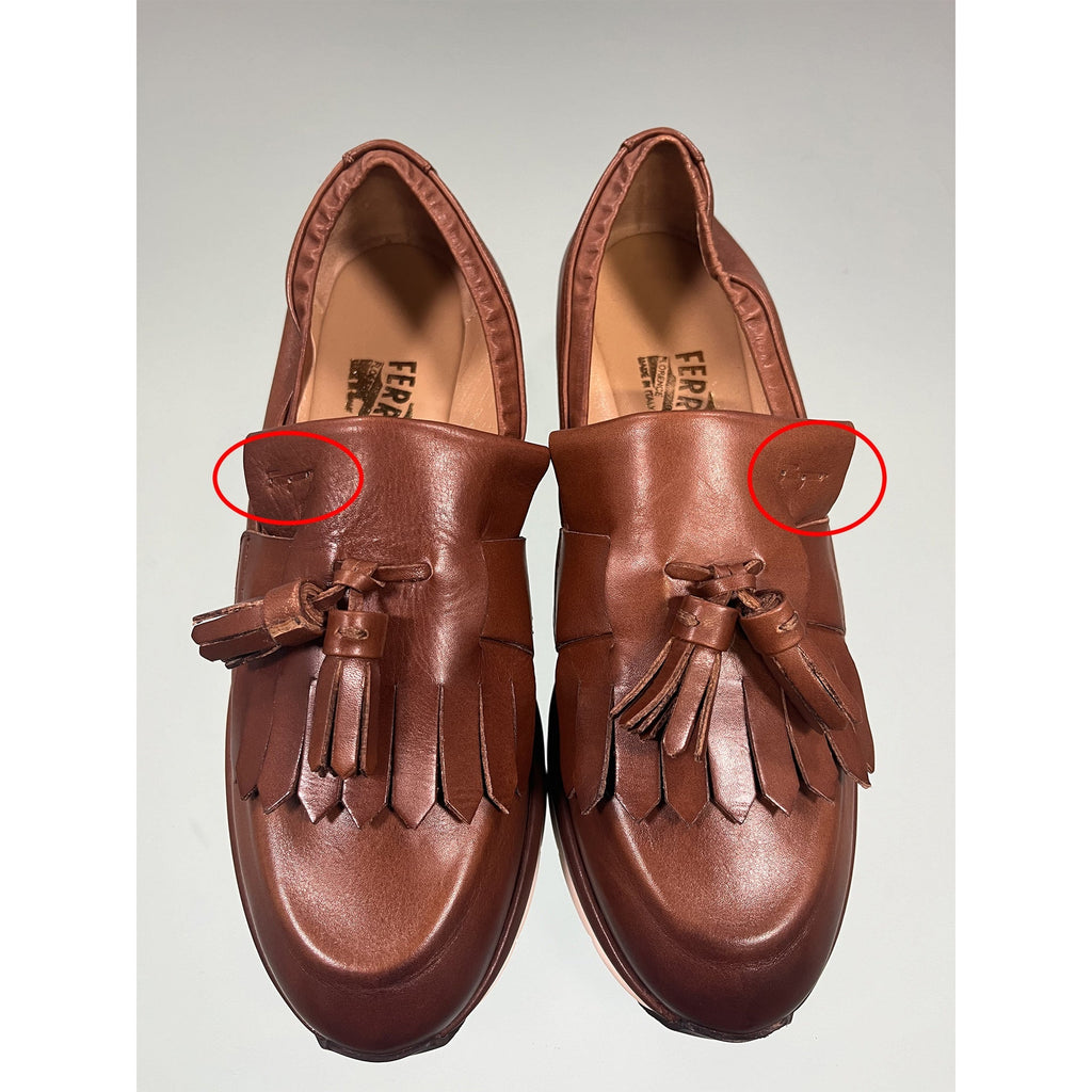 Salvatore Ferragamo Leather Loafers - WOMEN SHOES - SALVATORE FERRAGAMO - Tluxy New