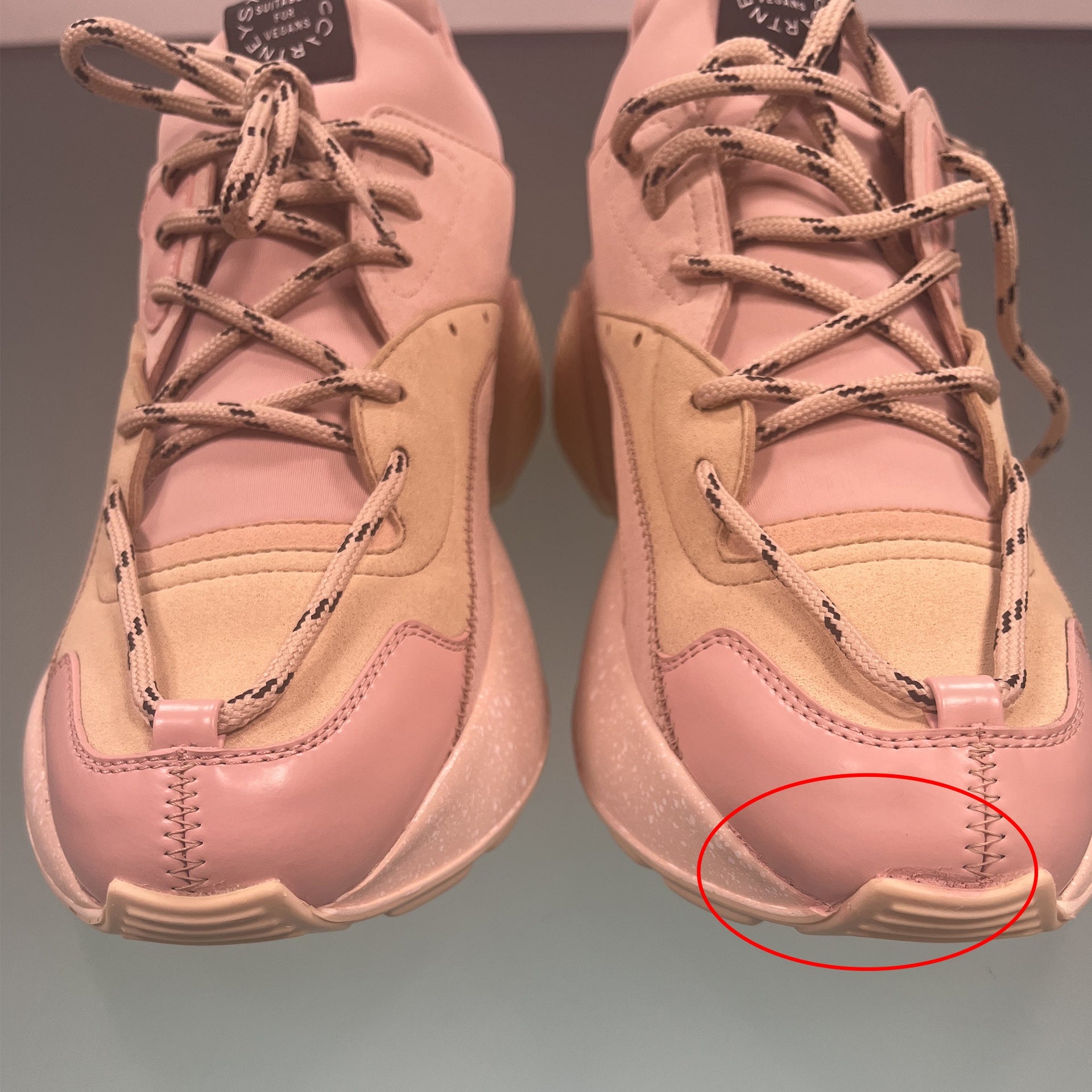 Stella McCartney 45mm Eclypse Alter Faux Suede Sneakers - WOMEN SHOES - STELLA MCCARTNEY - Tluxy New