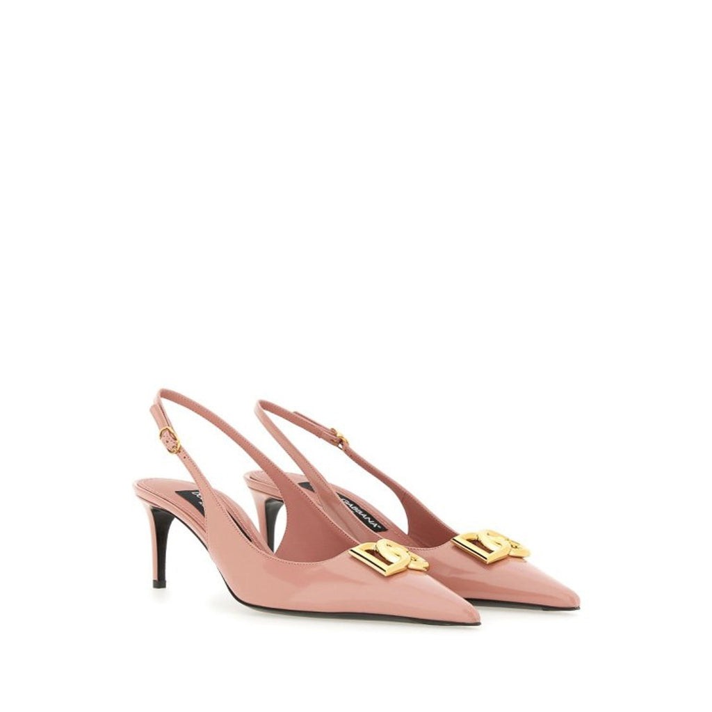 Dolce & Gabbana Lollo Leather Pumps - WOMEN SHOES - DOLCE & GABBANA - Tluxy New