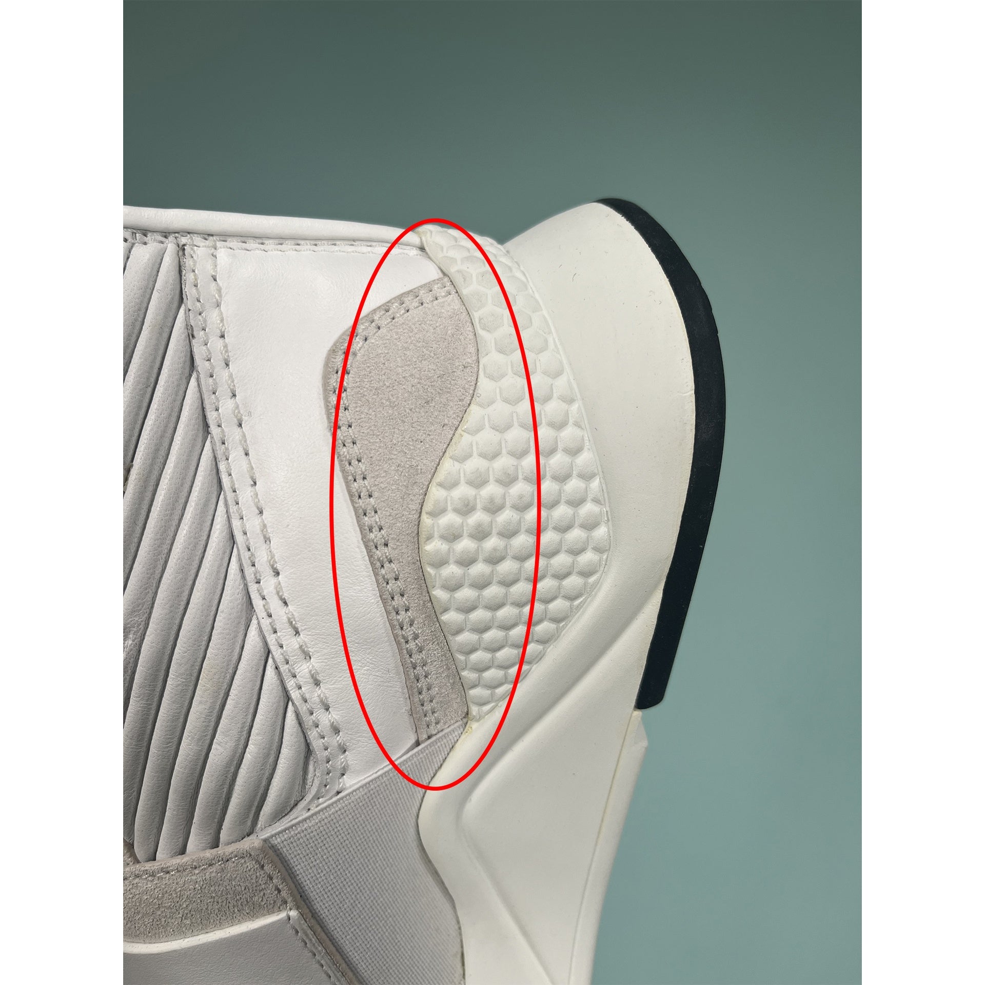 Balmain Exton Mixed-Media High-Top Sneakers