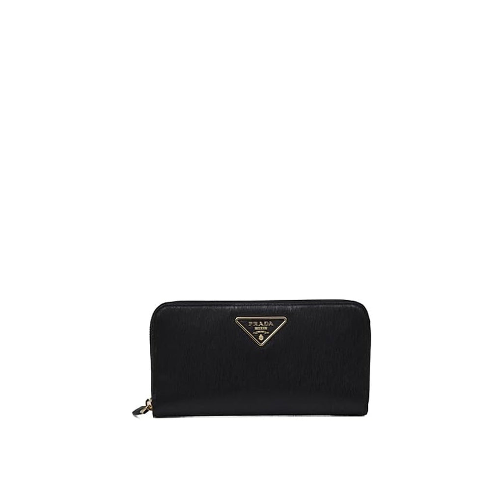 Prada Leather Logo Wallet